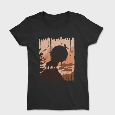 Lion Nature Landscape, Tricou Femei