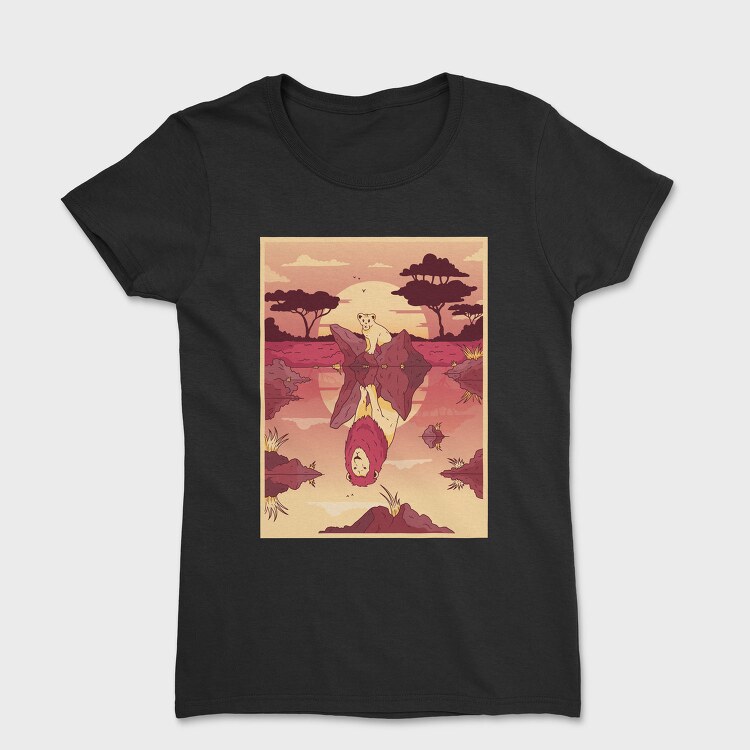 Lion Pool Reflection, Tricou Femei