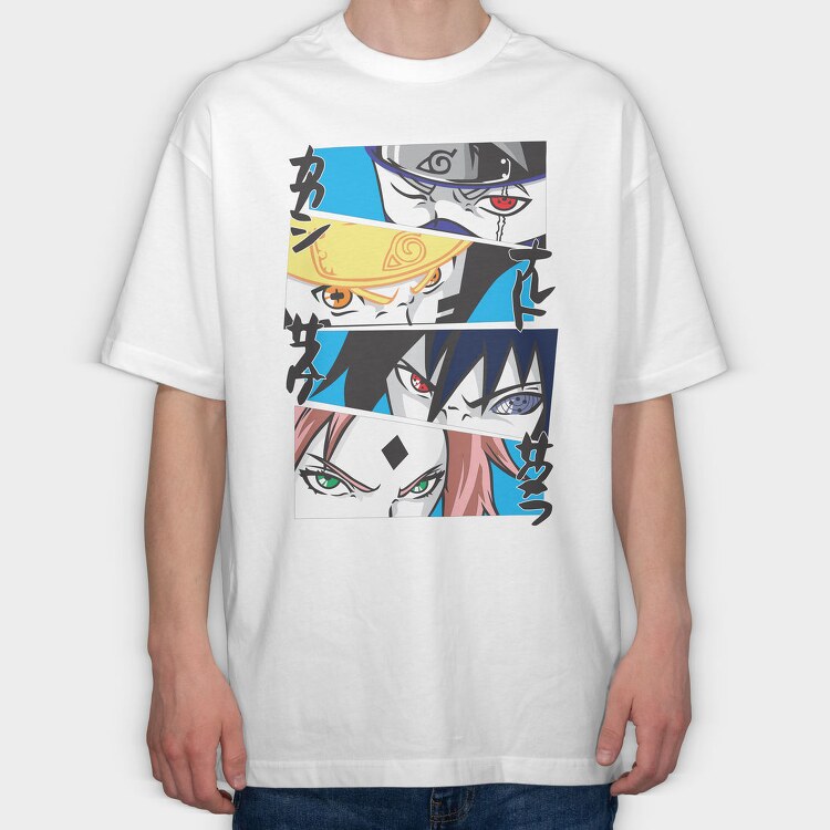 Naruto 66, Tricou Oversize Barbati (Unisex)