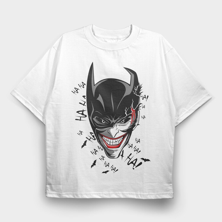 Jocker Ha Ha Ha, Tricou Oversize Barbati (Unisex)