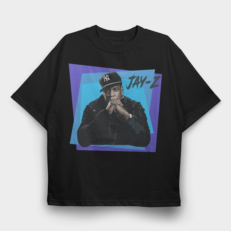 Jay Z 2, Tricou Oversize Barbati (Unisex)