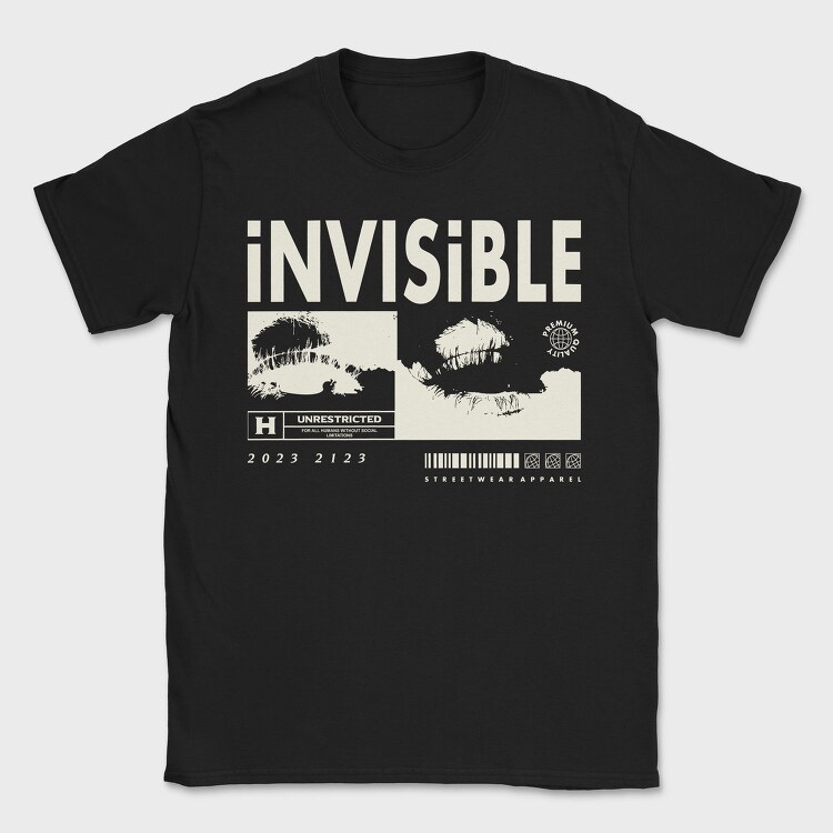 Invisible 1, Tricou Barbati (Unisex)