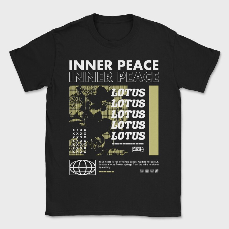 Inner Peace 2, Tricou Barbati (Unisex)