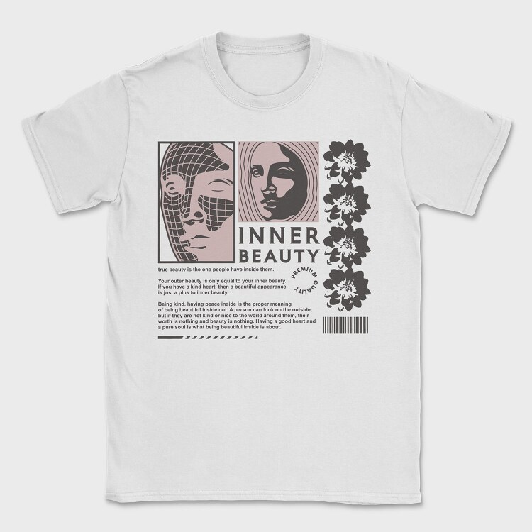 Inner Beauty 1, Tricou Barbati (Unisex)