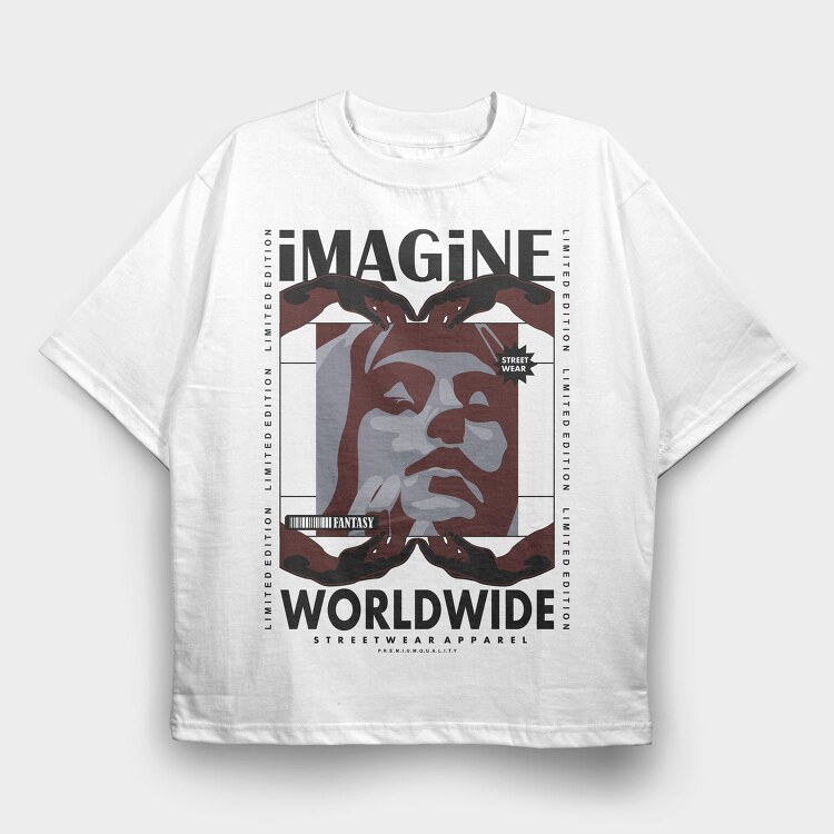 Imagine 1, Tricou Oversize Barbati (Unisex)