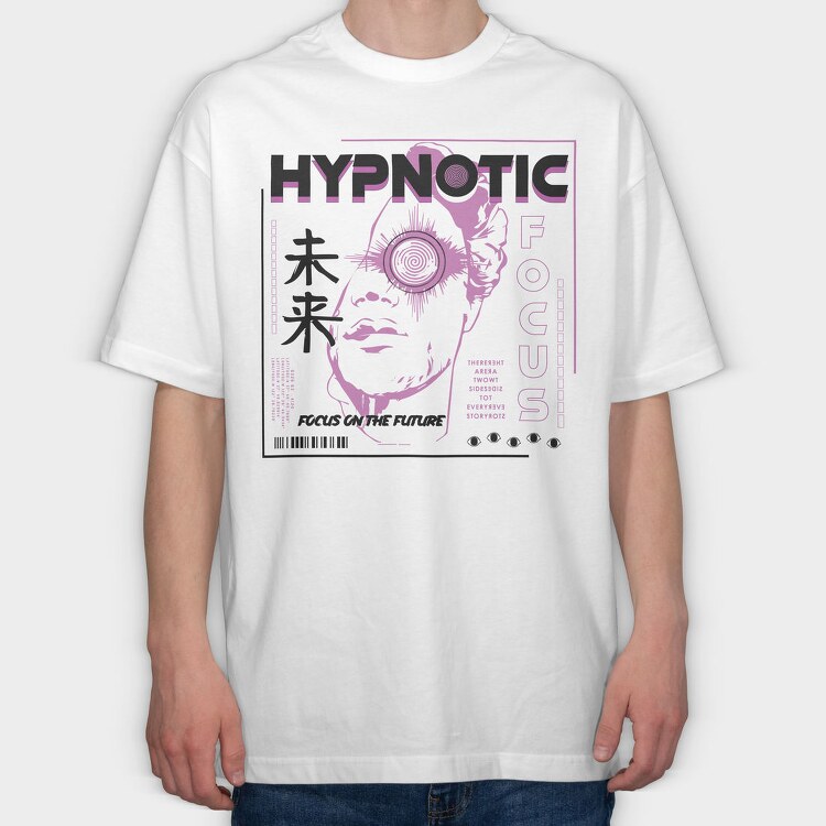 Hypnotic 2, Tricou Oversize Barbati (Unisex)
