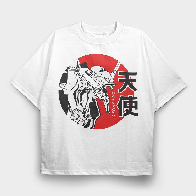 Neon Genesis Evangelion 10, Tricou Oversize Barbati (Unisex)