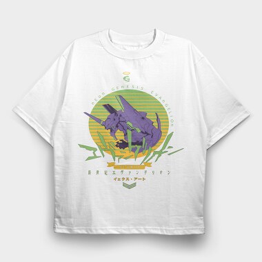 Neon Genesis Evangelion 13, Tricou Oversize Barbati (Unisex)