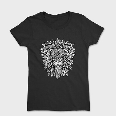 Lion Mandala Psicodelic, Tricou Femei