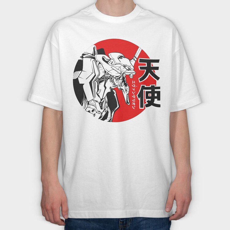 Neon Genesis Evangelion 10, Tricou Oversize Barbati (Unisex)
