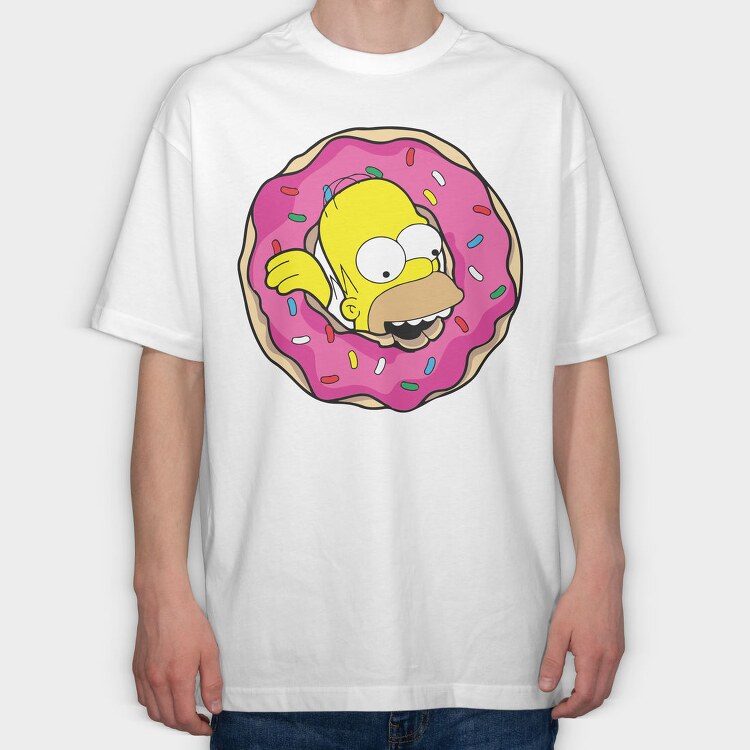 Homer, Tricou Oversize Barbati (Unisex)