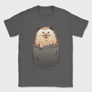 Hedgehog In Pocket, Tricou Barbati (Unisex)
