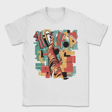 Hip Hop Musician Abstract Music, Tricou Barbati (Unisex)
