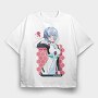 Neon Genesis Evangelion 2, Tricou Oversize Barbati (Unisex)