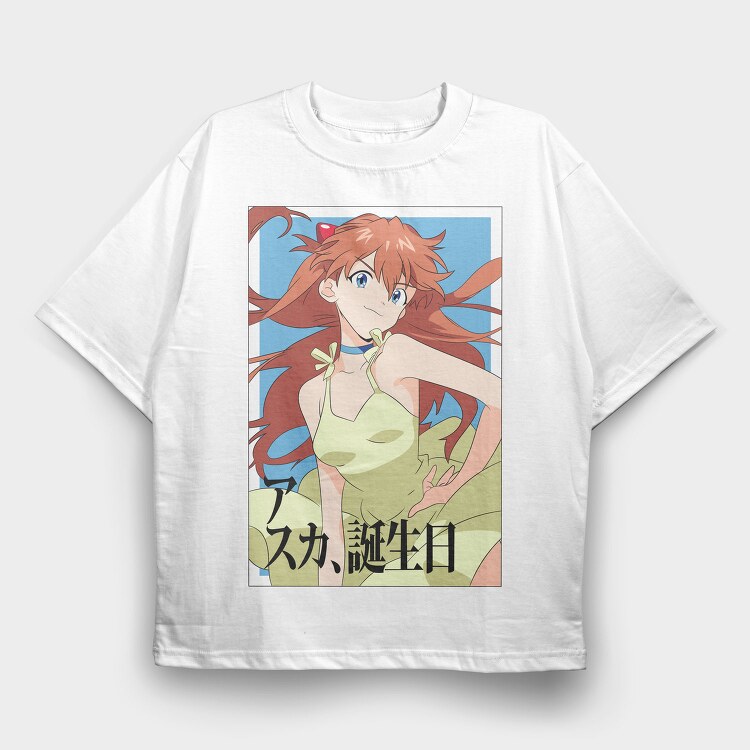 Neon Genesis Evangelion 5, Tricou Oversize Barbati (Unisex)