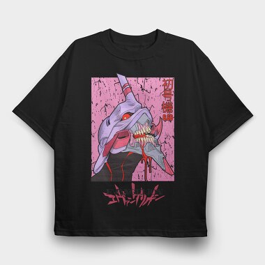 Neon Genesis Evangelion 8, Tricou Oversize Barbati (Unisex)