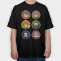Harry Potter Figurine, Tricou Oversize Barbati (Unisex)