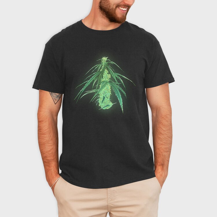 Male Cannabis, Tricou Barbati (Unisex)