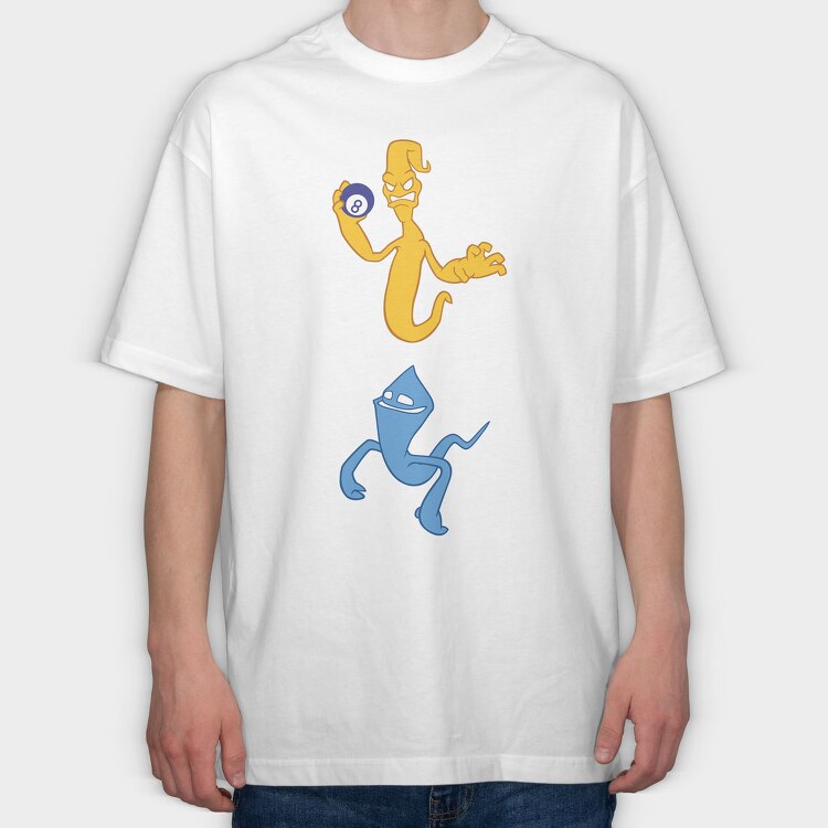 Hider Oozer Ghost, Tricou Oversize Barbati (Unisex)