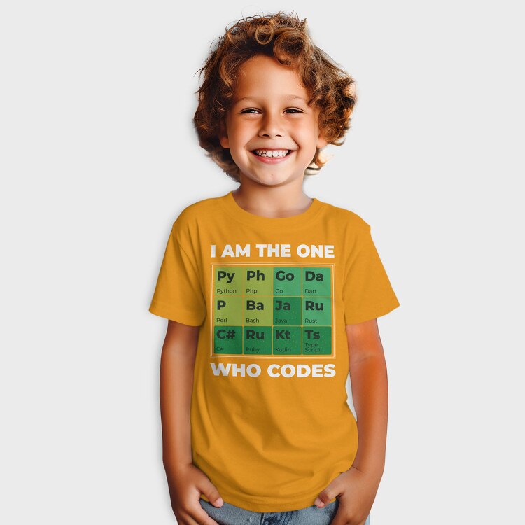 Developer Periodic Table, Tricou Copii