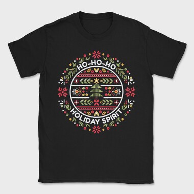 Ho Ho Ho Holiday Spirit, Tricou Barbati (Unisex)