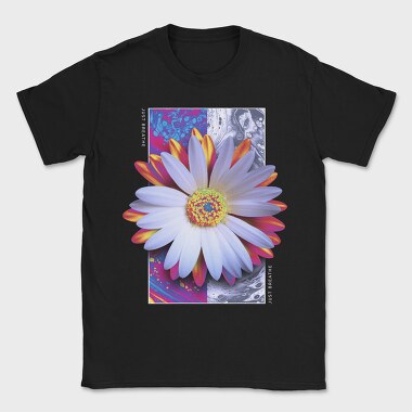 Holographic Lily Flower, Tricou Barbati (Unisex)
