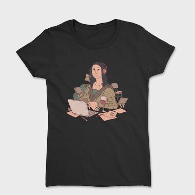 Home Office Mona Lisa, Tricou Femei