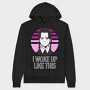 I Woke Up Like This Merlina, Hanorac Oversize Barbati (Unisex)