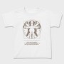 Homer Simpson Mensch Da Vinci Anatomie, Tricou Copii