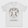 Homer Simpson Mensch Da Vinci Anatomie, Tricou Barbati (Unisex)