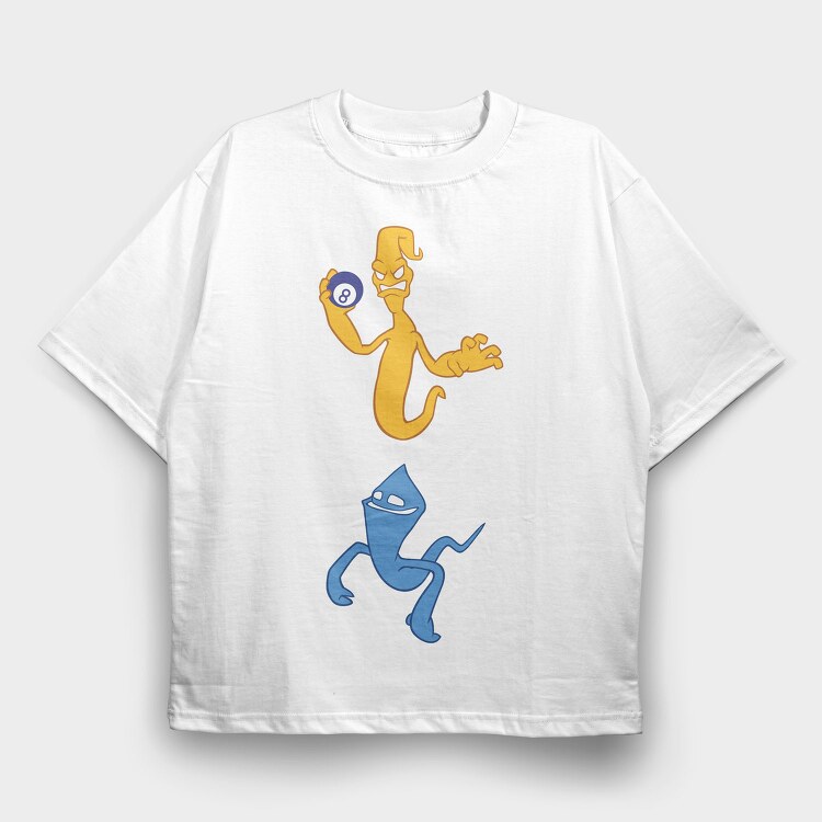 Hider Oozer Ghost, Tricou Oversize Barbati (Unisex)