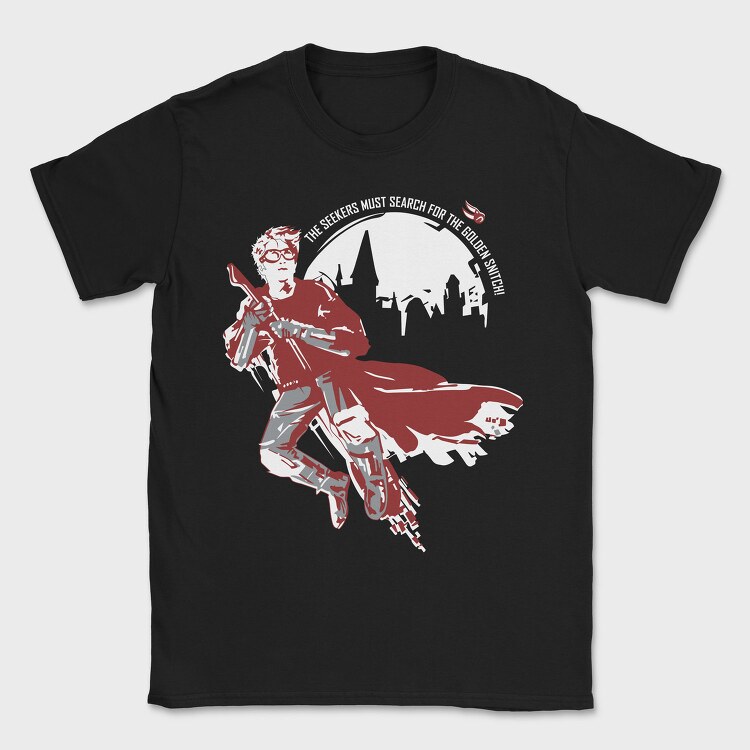 Harry Potter Broom, Tricou Barbati (Unisex)