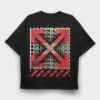 Happiness 2, Tricou Oversize Barbati (Unisex)