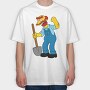 Groundskeeper Willie, Tricou Oversize Barbati (Unisex)