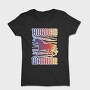 Horned Warrior Unicorn Animal Sunset, Tricou Femei