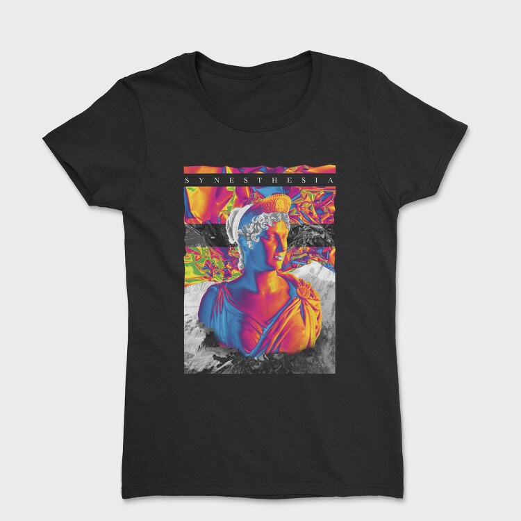 Holographic Greek Statue, Tricou Femei
