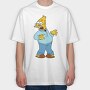 Grandpa Simpson, Tricou Oversize Barbati (Unisex)