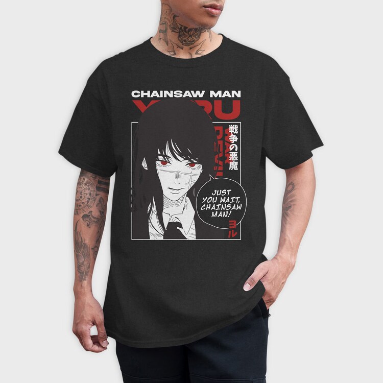 Chainsaw Man 19, Tricou Barbati (Unisex)