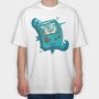 Gameboy Pokemon 3, Tricou Oversize Barbati (Unisex)
