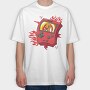 Gameboy Pokemon 9, Tricou Oversize Barbati (Unisex)