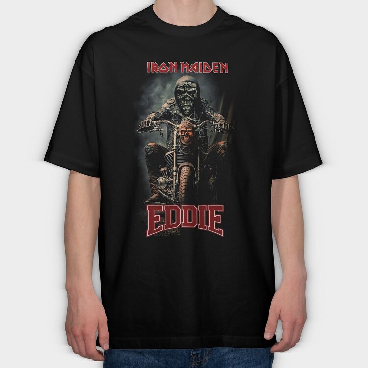 Iron Maiden 10, Tricou Oversize Barbati (Unisex)