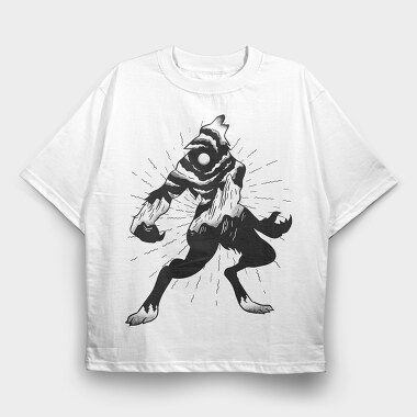Werewolf Landscape, Tricou Oversize Barbati (Unisex)