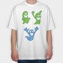 Goob Greenie Ghost, Tricou Oversize Barbati (Unisex)