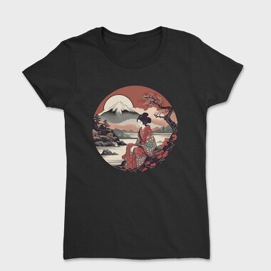 Traditional Japanese Geisha, Tricou Femei