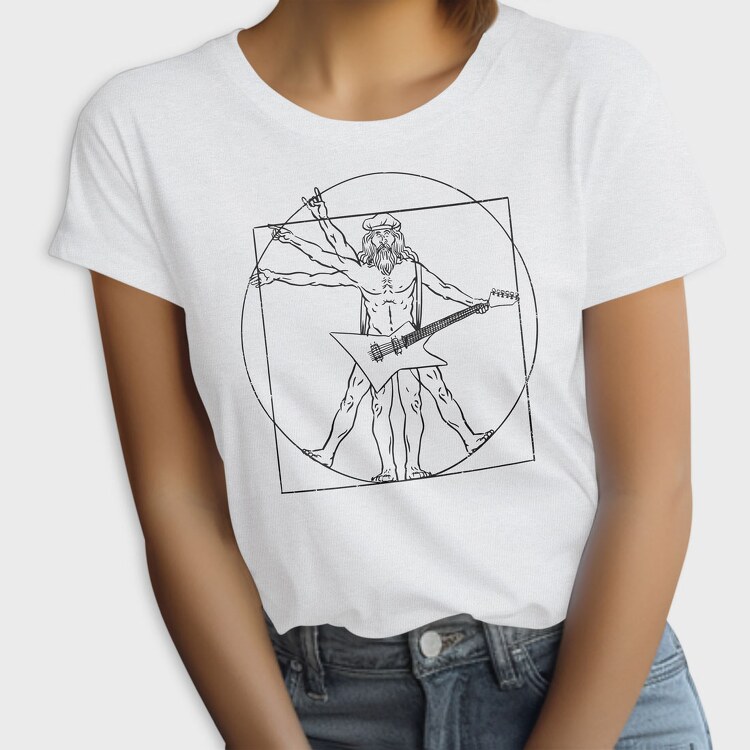 Man Electric Guitar, Tricou Femei