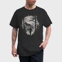 Man Hiking Forest, Tricou Barbati (Unisex)