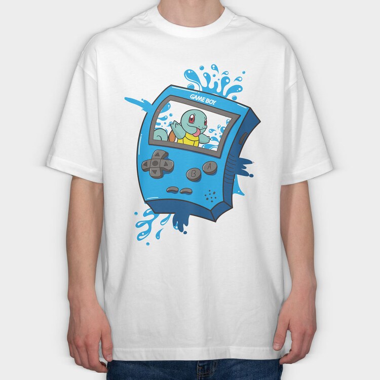 Gameboy Pokemon 7, Tricou Oversize Barbati (Unisex)