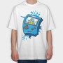 Gameboy Pokemon 7, Tricou Oversize Barbati (Unisex)