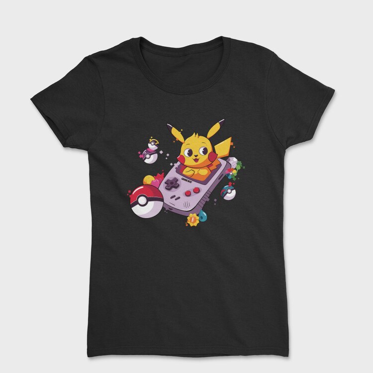 Gameboy Pokemon 10, Tricou Femei