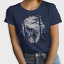 Man Hiking Forest, Tricou Femei